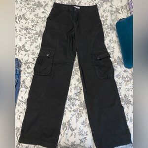 low rise garage cargo pants